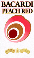 BACARDI PEACH RED