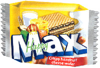 FLIS Happy Max Crispy hazelnut cheese wafer