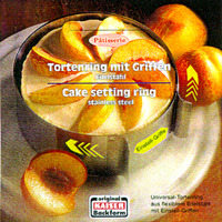 Tortenring mit Griffen Kaiser Backform Cake setting ring original KAISER Back form