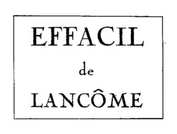 EFFACIL de LANCÔME