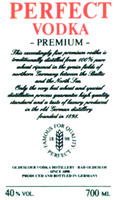 PERFECT VODKA - PREMIUM -