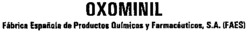 OXOMINIL Fábrica Española de Productos Químicos y Farmacéuticos, S.A. (FAES)