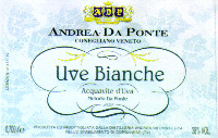 ADP ANDREA DA PONTE CONEGLIANO VENETO Uve Bianche Acquavite d'Uva Metodo Da Ponte