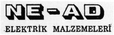 NE-AD ELEKTRIK MALZEMELERI