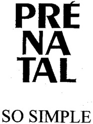 PRÉNATAL SO SIMPLE