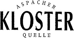 ASPACHER KLOSTER QUELLE