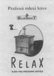 Prazená mletá káva KLEMENT RELAX