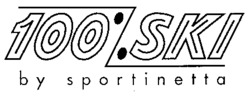 100% SKI by sportinetta
