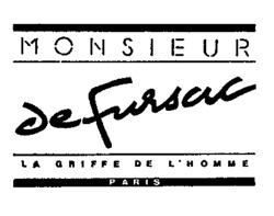 MONSIEUR deFursac LA GRIFFE DE L'HOMME