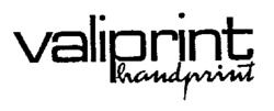 valiprint handprint