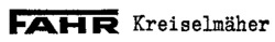 FAHR Kreiselmäher