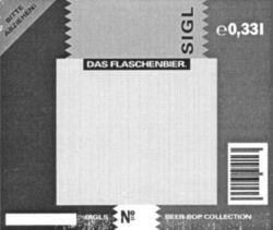 DAS FLASCHENBIER SIGL Nº BEER BOP COLLECTION