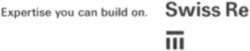 Expertise you can build on. Swiss Re
