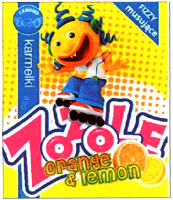 CANDIES FIZZY musujace karmelki ZOZOLE orange & lemon