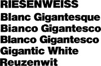 RIESENWEISS