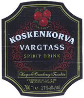 KOSKENKORVA VARGTASS SPIRIT DRINK