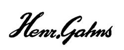 Henr.Gahns