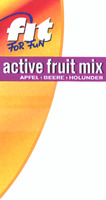 fit FOR FUN active fruit mix APFEL+BEERE+HOLUNDER