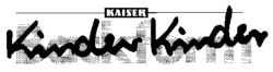 KAISER Backform Kinder Kinder