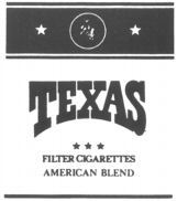 TEXAS FILTER CIGARETTES AMERICAN BLEND