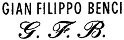 GIAN FILIPPO BENCI G. F. B.