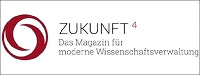 ZUKUNFT 4 Das Magazin für moderne Wissenschaftsverwaltung