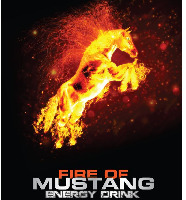 FIRE OF MUSTANG ENERGY DRINK