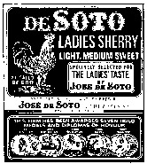 DE SOTO LADIES SHERRY