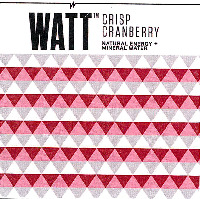 WATT TM CRISP CRANBERRY NATURAL ENERGY + MINERAL WATER