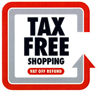 G TAX FREE SHOPPING VAT OFF REFUND