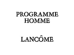 PROGRAMME HOMME LANCÔME