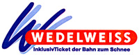W WEDELWEISS InklusivTicket der Bahn zum Schnee