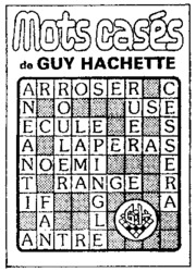 Mots casés de GUY HACHETTE