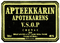 APTEEKKARIN APOTEKARENS V.S.O.P COGNAC PEYRAT ASSOCIES