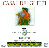 CASAL DEI GUITTI CANTINA CERVETERI ROSATO VINO DA TAVOLA ITALIA