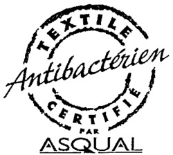 TEXTILE Antibactérien CERTIFIÉ PAR ASQUAL