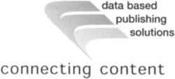 data based publishing solutions connecting content