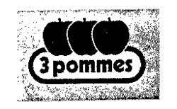 3 pommes