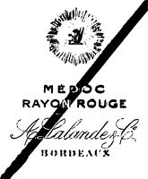MÉDOC RAYON ROUGE A. Lalande & Cie BORDEAUX
