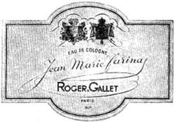 EAU DE COLOGNE Jean Marie Farina ROGER & GALLET