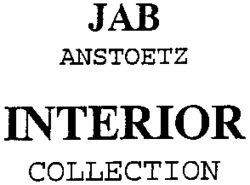 JAB ANSTOETZ INTERIOR COLLECTION