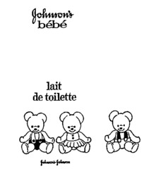 Johnson's bébé lait de toilette
