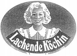Lachende Köchin