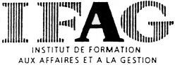 IFAG INSTITUT DE FORMATION AUX AFFAIRES ET A LA GESTION