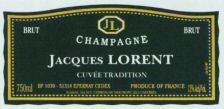 JL BRUT CHAMPAGNE JACQUES LORENT CUVÉE TRADITION