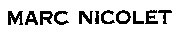 MARC NICOLET