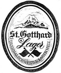 St. Gotthard Lager ORIGINAL SCHWEIZER LAGER HELL