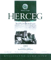 HERCEG Vinarija Citluk KVALITETNO SUHO VINO