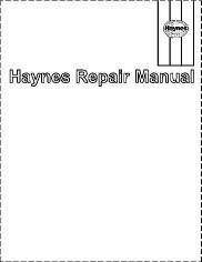 Haynes Repair Manual Haynes
