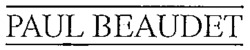 PAUL BEAUDET